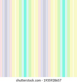 Bright multicoloured stripe. Seamless vector pattern suitable for summer fashion and interiors.