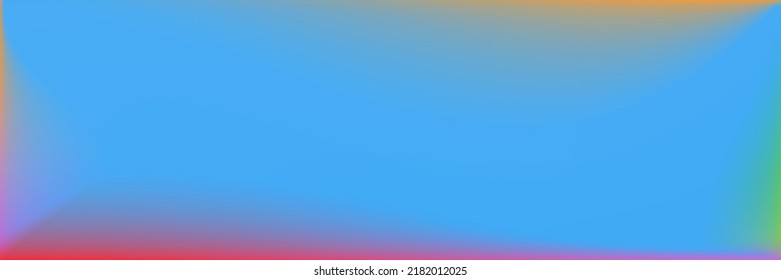 Luminosa Ilustración De Superficie Suave Del Océano Natural. Malla gradiente de ondulación Vivid Rainbow Wavy. El Vibrante Sea Modern Design Background. Malla de gradiente ondulado multicolor de agua. Color en blanco Fondo original.
