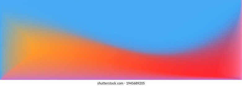 Malla de degradado ondulada natural brillante. Fondo Vivid Blank Horizontal Lines El fondo de moda del Océano. Malla de degradado ondulada de agua multicolor. Ilustración de textura desdibujada con vibración arcoiris en color.