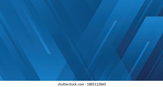 Fondo vectorial abstracto dinámico azul marino brillante con líneas diagonales. Diseño a la moda de colores clásicos. 3d portada del banner de presentación de negocios para la venta noche de fiesta. Cuadro de sombra suave de movimiento rápido