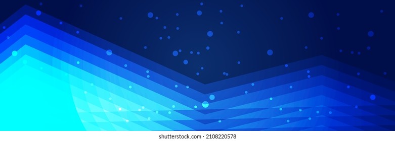 Bright navy blue dynamic abstract vector background with diagonal lines. Trendy classic color of 2022. 3d cover of business presentation banner for sale event night party. Fast moving soft shadow dots