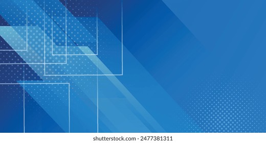 Fondo de Vector abstracto dinámico azul marino brillante con líneas diagonales. Color clásico de moda de 2022. 3d cubierta de Anuncio de presentación de negocios para la venta evento fiesta nocturna. Puntos de sombra suaves que se mueven rápidamente