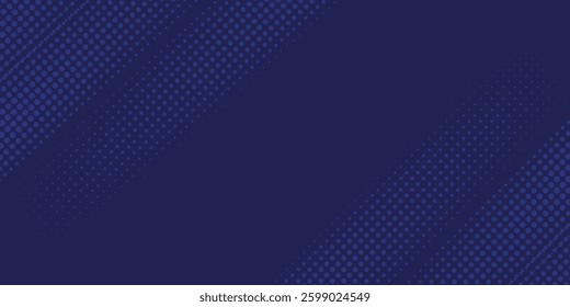 Bright navy blue dynamic abstract vector background with diagonal lines. Trendy classic color of 2020. 3d cover of business presentation banner for sale event