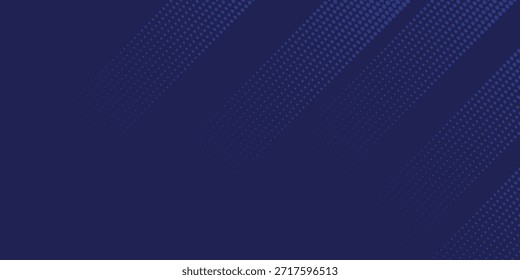 Bright navy blue dynamic abstract vector background with diagonal lines. Trendy classic color of 2020. 3d cover of business presentation banner for sale event