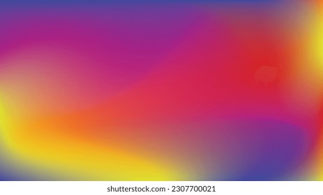 Bright neon colored modern gradient vector