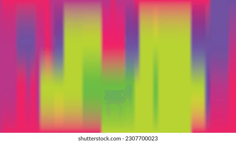 Bright neon colored modern gradient vector