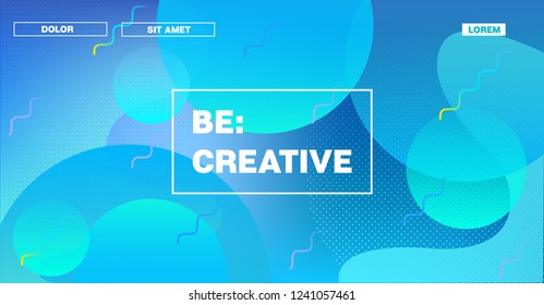 Bright Neon Gradient Overlay Futuristic Vector Pattern. Simple Main Web Page Iridescent Geometric Design. Retro Circles Tech Fluid Color Glitch Cover. Glam Funky Festival Poster Internet Background