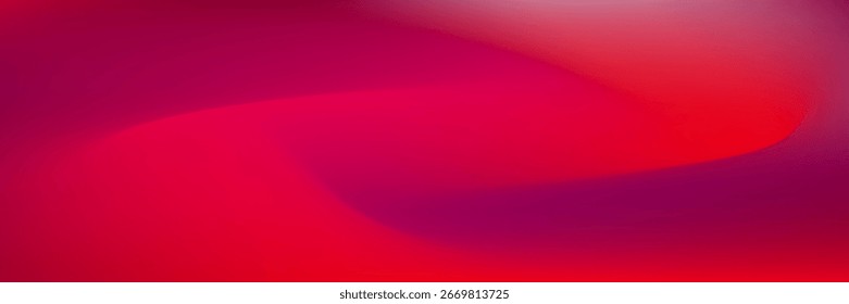 Fundo de Linhas Horizontais Neon Brilhante. Cor Do Sangue Vívido Suave Ilustração De Superfície. Malha de gradiente ondulada em branco vívida. Malha de gradiente ondulado escuro vermelho vibrante. Neon Rose Branco Trendy Background.