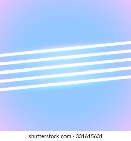 Bright neon lines background with 80s style