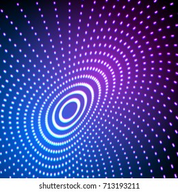 Bright neon lines background with 80s style and force field