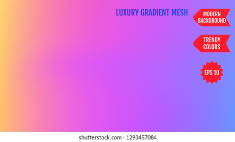 Bright neon mesh gradient background. Smooth modern colors with light. Trendy concept for your graphic design, banner, poster, user interface or mobile app.
