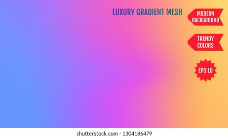 Bright neon mesh gradient background. Smooth modern colors with light. Trendy concept for your graphic design, banner, poster, user interface or mobile app.