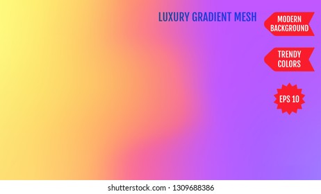 Bright neon mesh gradient background. Smooth modern colors with light. Trendy concept for your graphic design, banner, poster, user interface or mobile app.