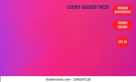 Bright neon mesh gradient background. Smooth modern colors with light. Trendy concept for your graphic design, banner, poster, user interface or mobile app.