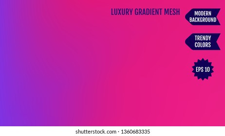 Bright neon mesh gradient background. Smooth modern colors with light. Trendy concept for your graphic design, banner, poster, user interface or mobile app.