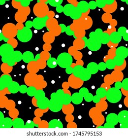 bright neon seamless pattern in a graffiti style
