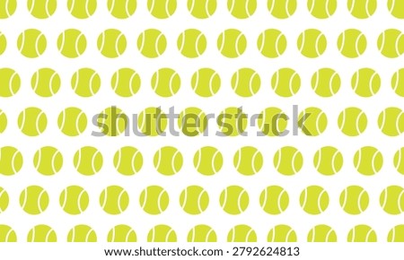 Bright neon tennis ball pattern repeating seamless background design