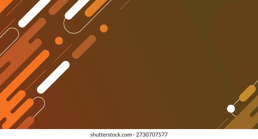 Hell orangefarbener abstrakter Hintergrund mit modernen geometrischen Formen für Designprojekte eps10