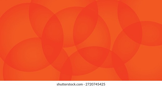 Fondo Abstractas Naranja Brillante Del Círculo Con Los Círculos Que Se Superponen Para El Diseño Moderno Y La Marca