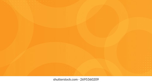 Fundo Laranja Brilhante Círculos Abstratos Para Design E Branding