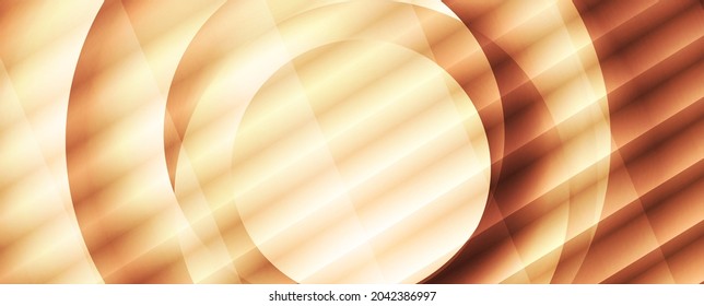 Fondo de tecnología geométrica abstracta naranja brillante. Diseño artístico de vectores