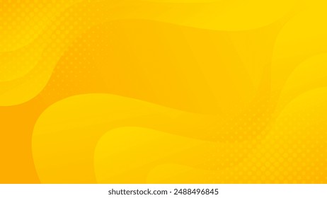 Bright orange abstract gradient background with fluid wavy shapes. Modern wallpapers. Suitable for templates, sale banners, events, ads, web and pages