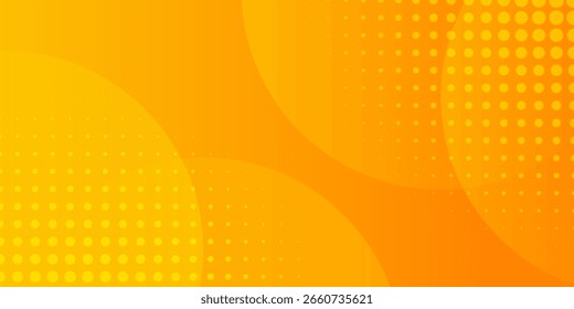 Plano de fundo da faixa de gradiente abstrato laranja claro com efeito de meio-tom. Papéis de parede modernos.