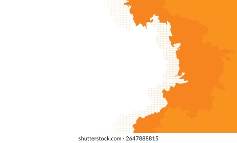 Fondo de Grunge Abstractas naranja brillante con semitono