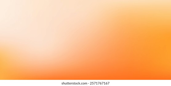 Bright orange autumn background blurred gradient. template for Thanksgiving, Halloween, fall sales. vector