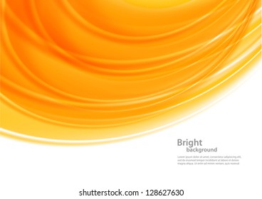 Bright orange background