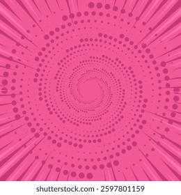 Bright orange background featuring sunburst radial lines converging towards the center, ideal for energetic and dynamic design projects, announcements, or promotions where an impactful and vibrant bac