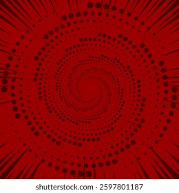 Bright orange background featuring sunburst radial lines converging towards the center, ideal for energetic and dynamic design projects, announcements, or promotions where an impactful and vibrant bac