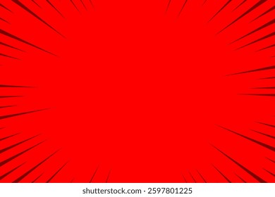 Bright orange background featuring sunburst radial lines converging towards the center, ideal for energetic and dynamic design projects, announcements, or promotions where an impactful and vibrant bac