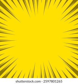 Bright orange background featuring sunburst radial lines converging towards the center, ideal for energetic and dynamic design projects, announcements, or promotions where an impactful and vibrant bac