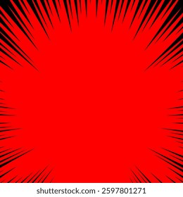 Bright orange background featuring sunburst radial lines converging towards the center, ideal for energetic and dynamic design projects, announcements, or promotions where an impactful and vibrant bac