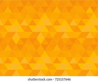 Bright orange background, repeating seamless vector pattern in vibrant shades. Strong energy, for positive thinking, optimism and happiness.