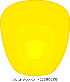 logotipo de grano de maíz naranja brillante con patrones objeto de un concepto de fondo blanco de la alimentación y la agricultura