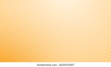 Bright orange gradient with stripes line abstract background