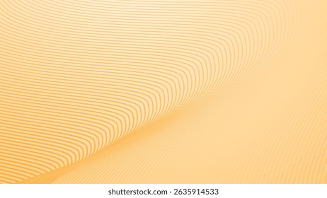 Bright orange gradient with stripes line abstract background