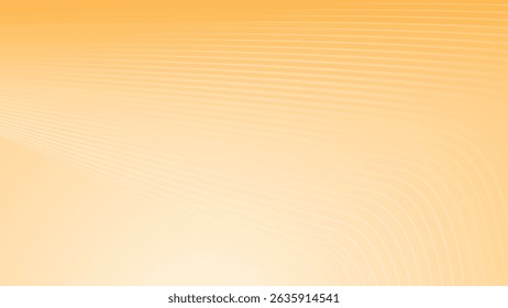 Bright orange gradient with stripes line abstract background
