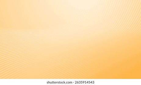 Bright orange gradient with stripes line abstract background