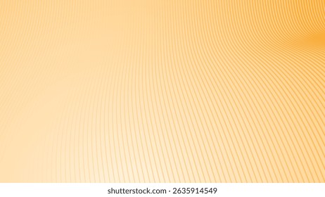 Gradiente naranja brillante con rayas línea fondo abstracto