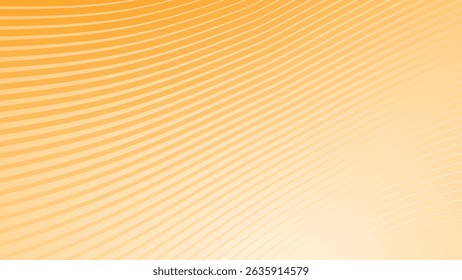 Bright orange gradient with stripes line abstract background