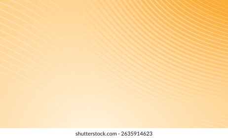 Bright orange gradient with stripes line abstract background
