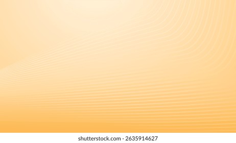 Bright orange gradient with stripes line abstract background