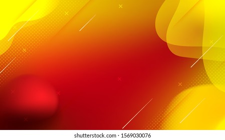 Bright  orange light with small lines on red background for computer display