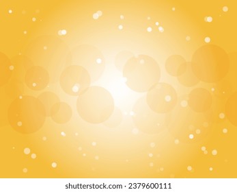 Bright orange polka dot abstract background