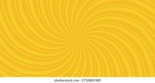 Bright orange pop art comic sunburst effect background with halftone. Cartoon abstract vector background. Suitable for templates, sales banners, events, ads, web, and pages