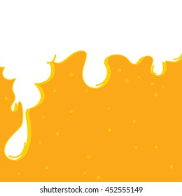 bright orange soda water bubble spill background theme
