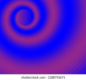 bright orange swirl vector lines in abstract blue modern looking background
